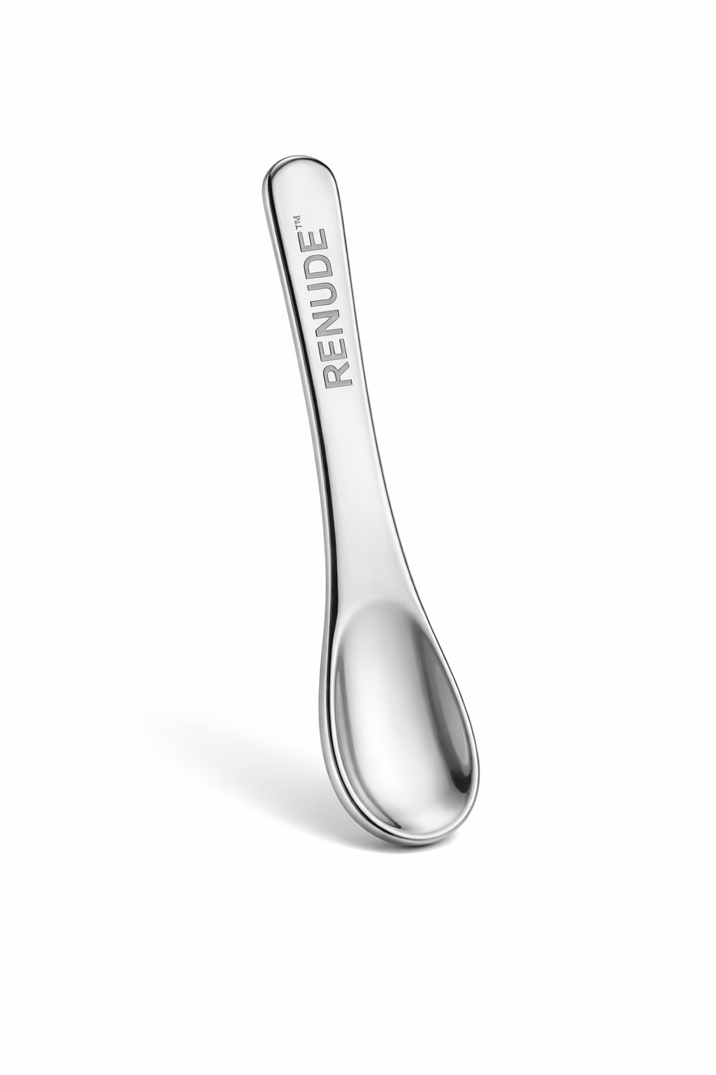 Metal spatel til hudpleje fra RENUDE - hygienisk påføring af creme og tallow balm