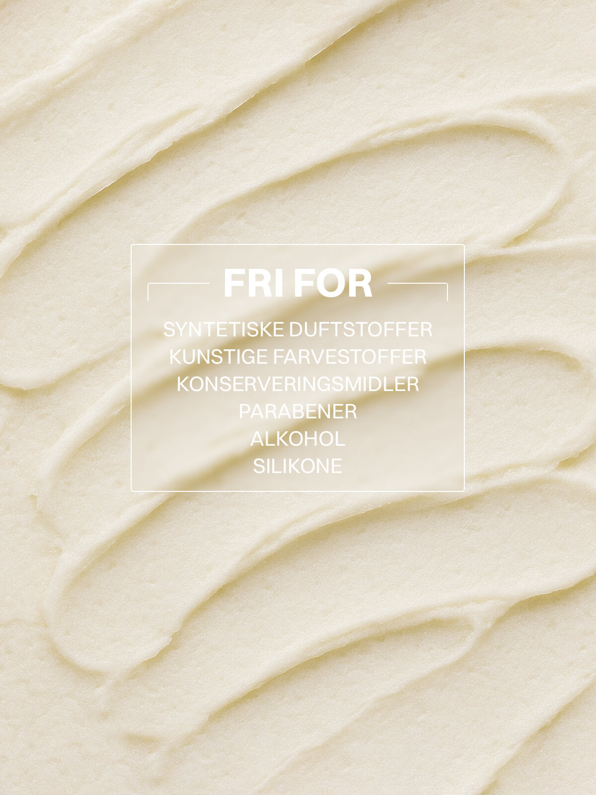 Close-up af Renude The Cream konsistens og fugtgivende tekstur