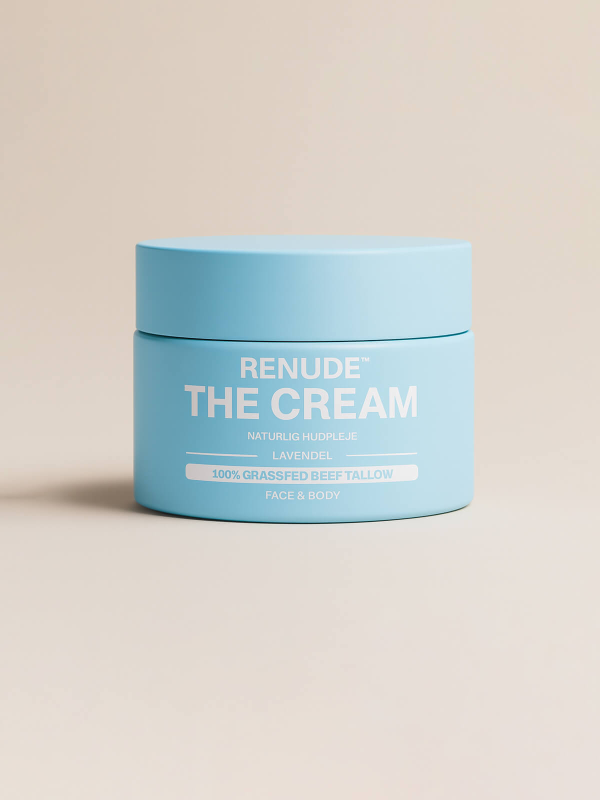 Renude The Cream produktfoto på lys baggrund